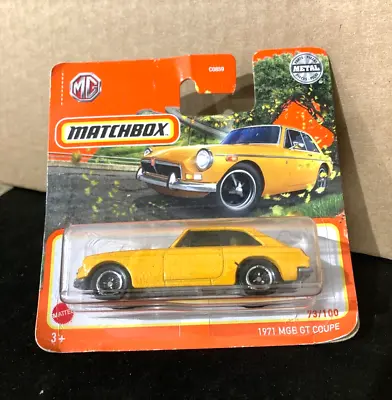 MatchBox 1971 MGB GT Coupe Yellow/ NEW* • $9.99