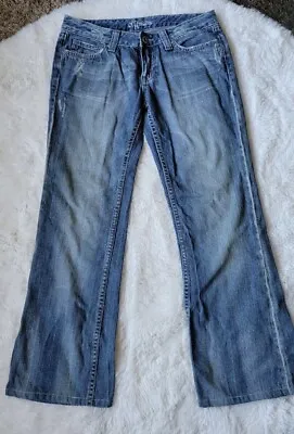 Miss Me Jeans 30X28 Bootcut Faded Blue Jeans Womens • $19.99