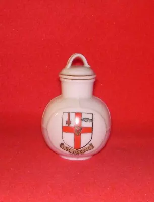 Goss Crested China Old Welsh Milk Can COLERAINE Crest • £6.99