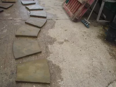  Bradstone Circle Pieces To Make Windy Path  W/york Shade  2nds Whith Chips On • £25