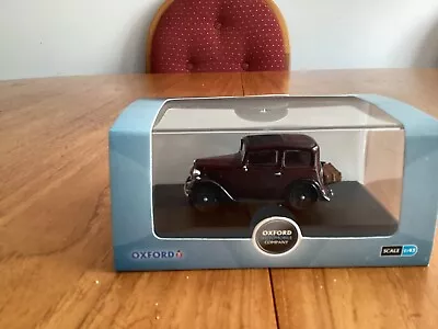 Austin 7 Ruby Saloon 1:43 Scale By Oxford Die Cast • £7.99