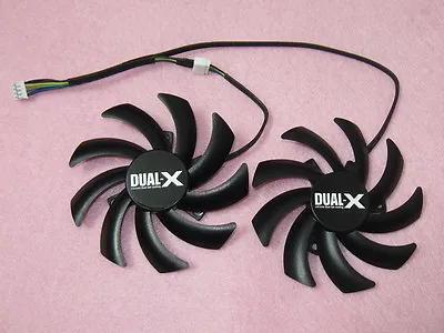 85mm Sapphire XFX AMD HD7970 HD7950 R9 280X 280 270X Dual Fan Replacement R161 • $18.63