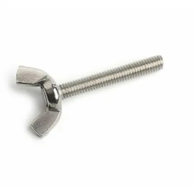 DIN316 A2 / T304 Stainless Steel Wing Bolts Butterfly Screw M4 M5 M6 M8 • £2.58