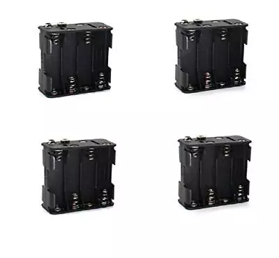 4-Pack 8 X AA Battery Holder With Standard Snap Connector Thicken T Type Cell... • $16.65