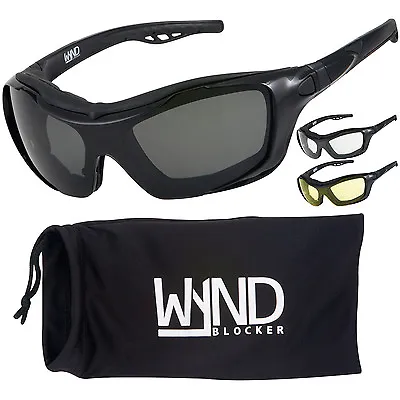 WYND Blocker Motorcycle Sunglasses Sports Boating Motorsports Driving Glasses • $29.95