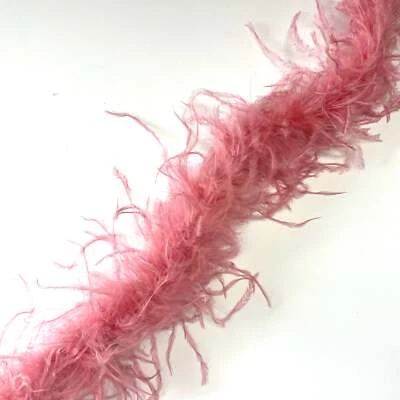 £17.36 • Buy Ostrich & Marabou Feather Boa - Dusty Pink