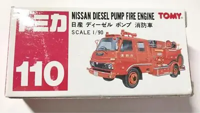 Tomica 110 Nissan Diesel Pump Fire Engine • $62.31