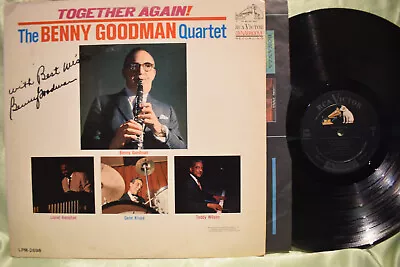 Benny Goodman Quartet 'Together Again!' LP Autographed • $15.49