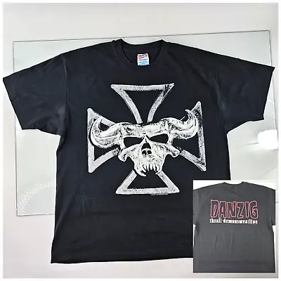 Glenn Danzig Shirt Adult XL Thrall DemonSweatLive Vintage 90s Band Tour Misfits • $199.95