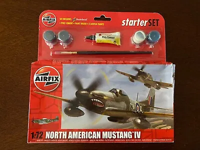 Airfix North American Mustang A55107 - P-51 Mustang - 1:72   starter Set - NEW • $22