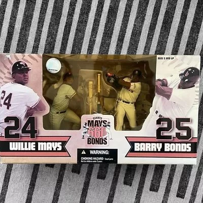 NEW Willie Mays Bary Bonds Mcfarlane Toys Figure Set. • $89