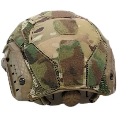 Tactical Paintball SF Helmet Mesh Protective Cover FAST Helmet Protect Skin • £30.59