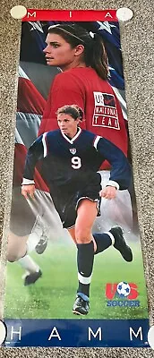 Mia Hamm Team Usa Soccer 1999 Costacos Poster Door Size 72”x23” Laminated • $29.96