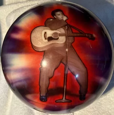 Elvis Presley Collectible Brunswick VIZ-A-BALL Bowling Ball • $69.99