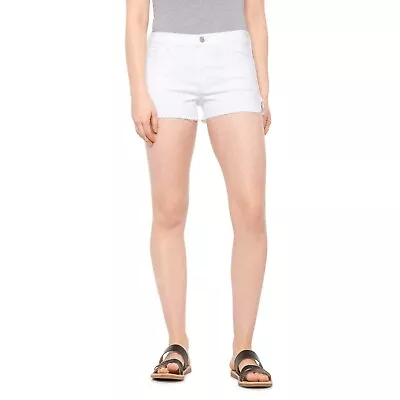 J Brand Women's Mid-Rise Shorts Size 24 In Blanc (White) NEW NWT $148 • $19.99