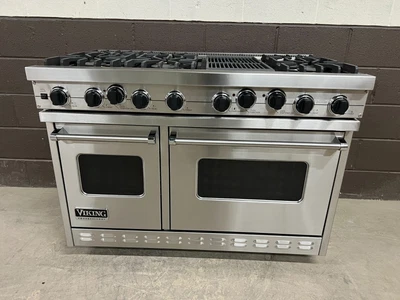 $5899.99 • Buy VIKING VGSC4876QSS - 48  PRO Gas Range Oven 6 Burners + Grill Stainless