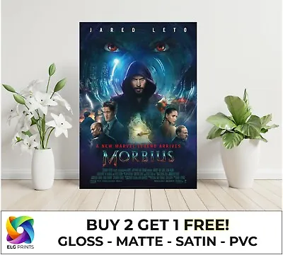 Morbius Marvel Super Hero Movie Large Poster Art Print Gift Multiple Sizes • £11