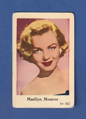 1956 Dutch  NR  Set #842  Marilyn Monroe • $1.99