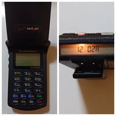 $40 • Buy MOTOROLA StarTAC Flip Phone With Car Charger And Vintage Pager. Collectable 
