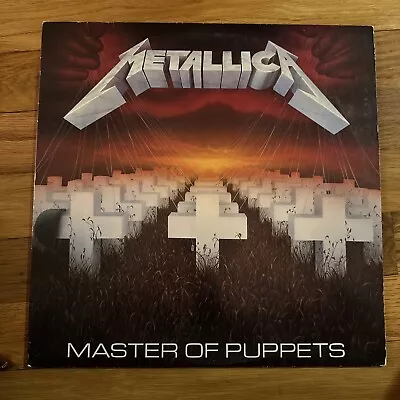 EX Metallica - MASTER OF PUPPETS Vinyl LP Elektra 1986 60439-1 1st Print • $299.99