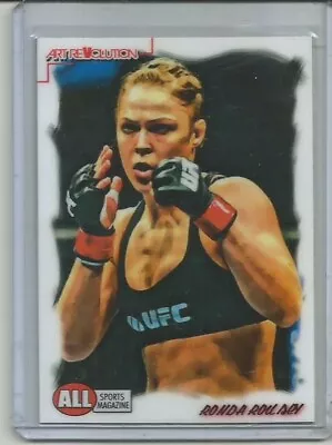 2014 Ronda Rousey Ufc 5/5 Art Revolution Art Sketch Card Original Print  • $35