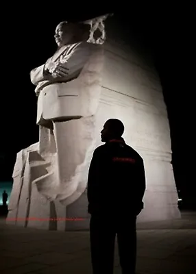 Barack Obama Tours MLK Memorial PHOTO Martin Luther King Black Civil Rights Icon • $5.48