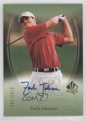 $29 • Buy 2004 SP Authentic Authentic Rookies /1500 Zach Johnson #94 Rookie Auto RC