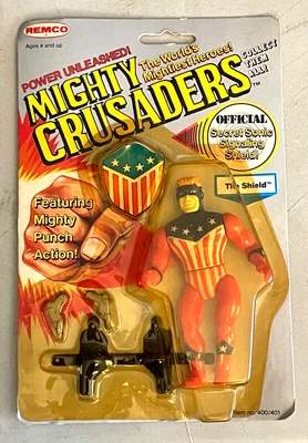 $44.95 • Buy Remco 1984 Mighty Crusaders World's Mightiest Heroes / The Shield / MOC