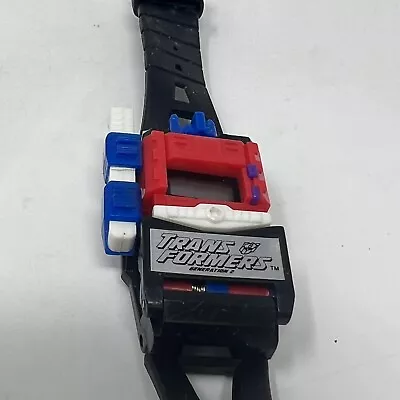 Vintage 1993 Transformers Robot Watch Ultra Magnus Missing Arm Needs Battery • $125