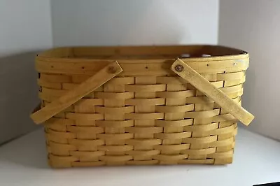 Longaberger True Authentic  Large Market Basket  READ • $65