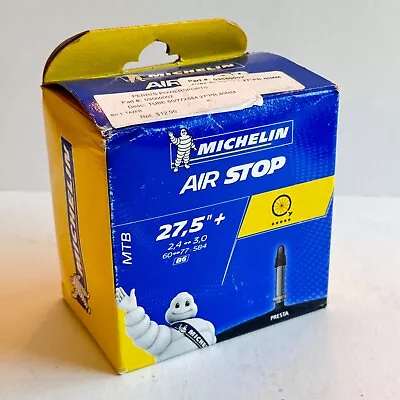 Michelin Air Stop Tube 27.5 X2.4 -3.0  60-77/584 - B6 - Presta Valve 77989 • $7.95