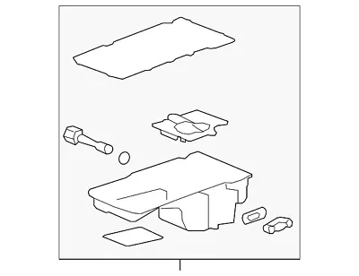 Genuine GM Engine Oil Pan 12624621 • $189.06