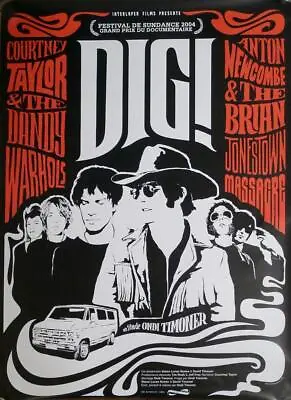 Dig ! - Dandy Warhols / Newcombes / Taylor - Large French Rolled Movie Poster • £321.70