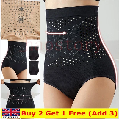 £5.59 • Buy UK.Women Magic High Waist Slimming Knickers Briefs Firm Tummy Control Underwear