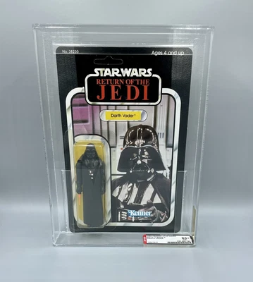 $1899 • Buy ~Vintage~Star Wars~ROTJ 77a Back~Darth Vader~AFA 85+~Graded~Unpunched~Alt Photo~