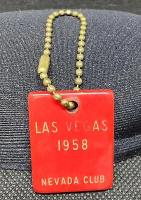 1958 Nevada Club Las Vegas Vintage Keychain Mongrammed • $9.99