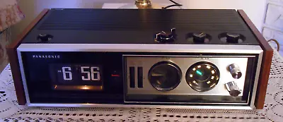 Panasonic AM FM FLIP NUMBER  Clock Radio RC-7469 FANTASTIC COND & WORKS GREAT! • $224.95