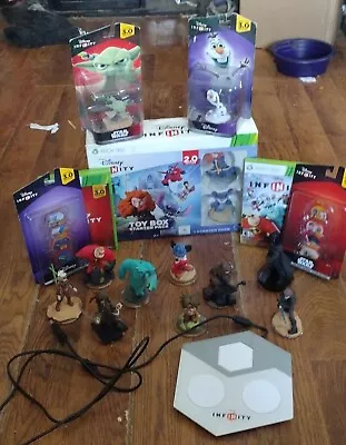 $29.99 • Buy Disney Infinity Misc. Bundle-Star Wars, Toy Story, Yoda, Fantasia Mickey, +++ 