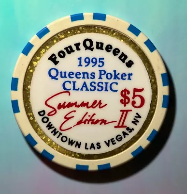 ⚡️❄️ Casino Chip OMG 😳 $5 Four Queens Queen Poker Classic Las Vegas ⚡️❄️⚡️❄️ • $1