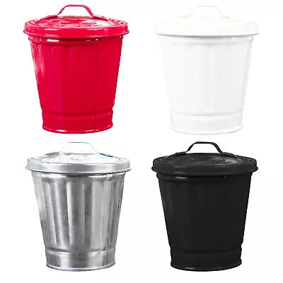 Mini Table Trash Can Mini Desktop Wastebasket Trash Can Covered Garbage Bin • $10.09