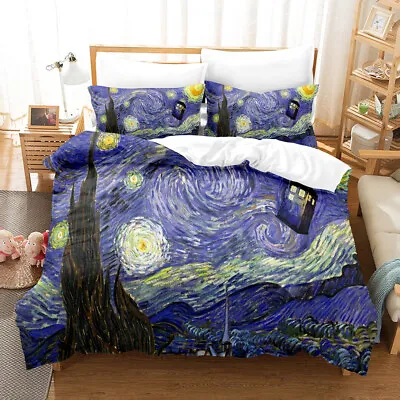 £35.24 • Buy Doctor Who Duvet Cover Bedding Set+Pillowcase Quilt Cover Size Single/Double K1