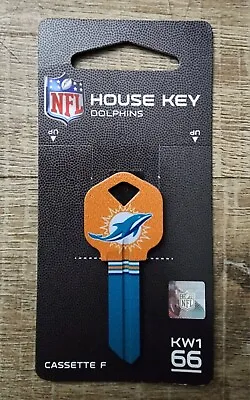 NFL Miami Dolphins House Key Blank KW1 66 Football Fan Stocking Stuffer  • $7.90