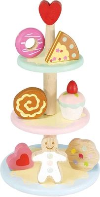 £22.75 • Buy Le Toy Van - Pretend Play Food - Three-Tier Cake Stand