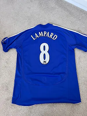 £50 • Buy 2006/08 Adidas Chelsea 8 Frank Lampard Football Shirt - Large Jersey