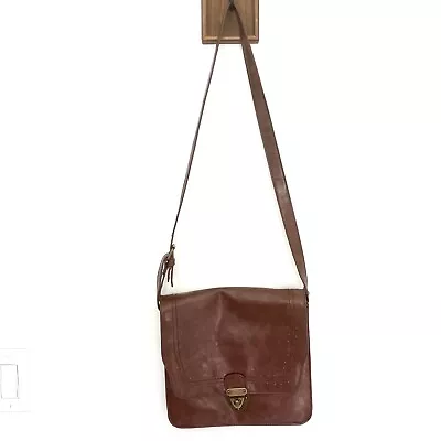 Vintage Mossimo Supply Co. Tote Cognac Brown Crossbody Bag • $11.99