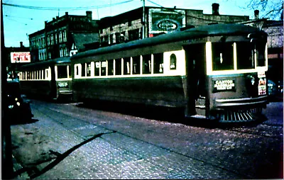 Massillon ICRT Ohio Postcard Trolley Interurban Tram RPPC 1940 Reprint • $7.96