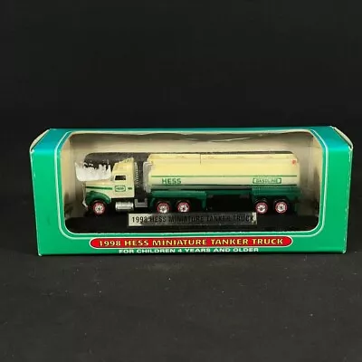 Vintage 1998 Hess Miniature Tanker Truck New In Box First Hess Mini • $11.16