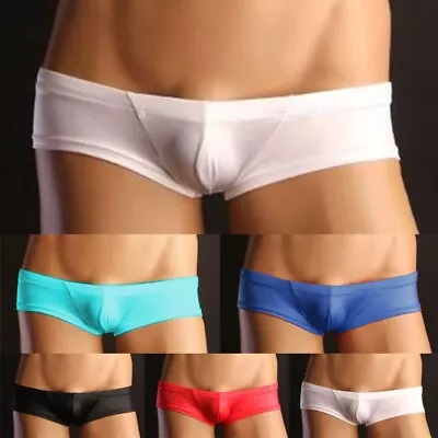 Men/Mens Sexy Bikini Thong Low-Rise Brief Boxer Briefs Underwear Shorts Trunks • $11.91
