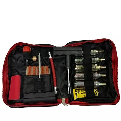 £23.99 • Buy Emergency Motorcycle Car Van Puncture Repair Kit Tyre Plug Tubeless Flat Tire