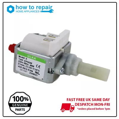 Ulka EP5GW Coffee Machine Water Pump For DELONGHI • £16.95